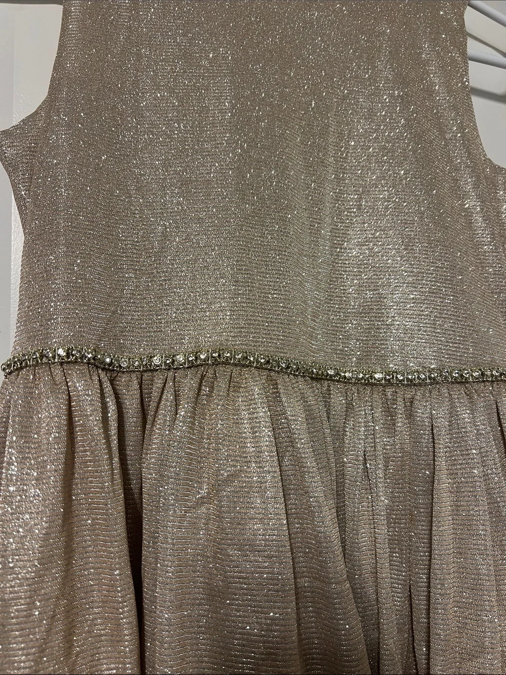 Gold Sparkle Girls' Party Dress by
